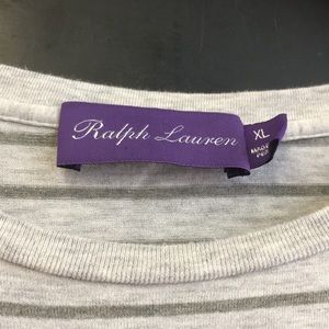 Ralph Lauren purple label long sleeve stripe shirt